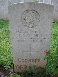 Dar Es Salaam War Cemetery - Guthrie, E C